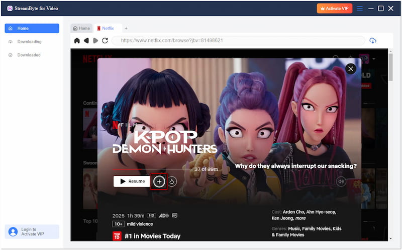 Select Netflix Show