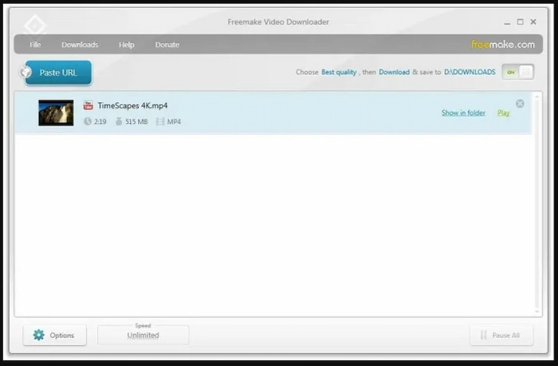 Use Freemake Video Downloader