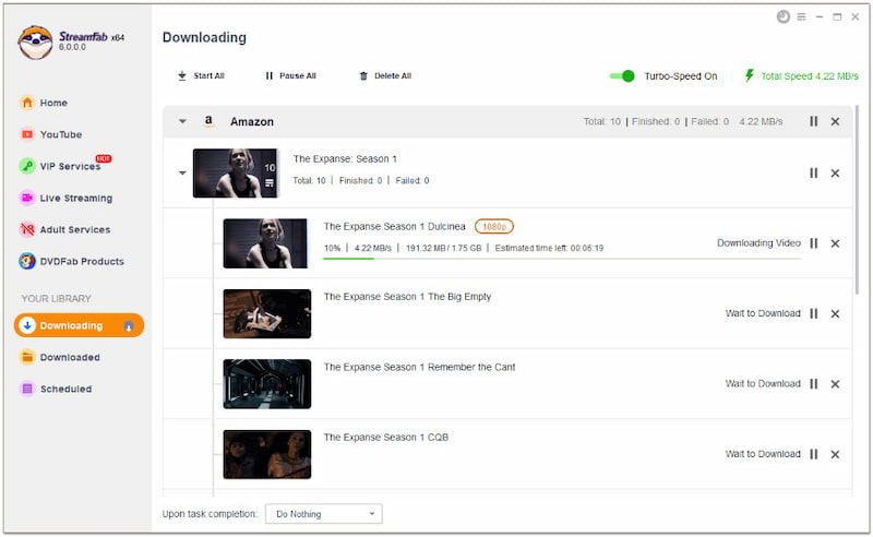 Start Video Download